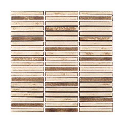 インテリアモザイク 窯変ボーダー3