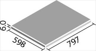 キラミックステップ スリムII (汚垂れ石)5