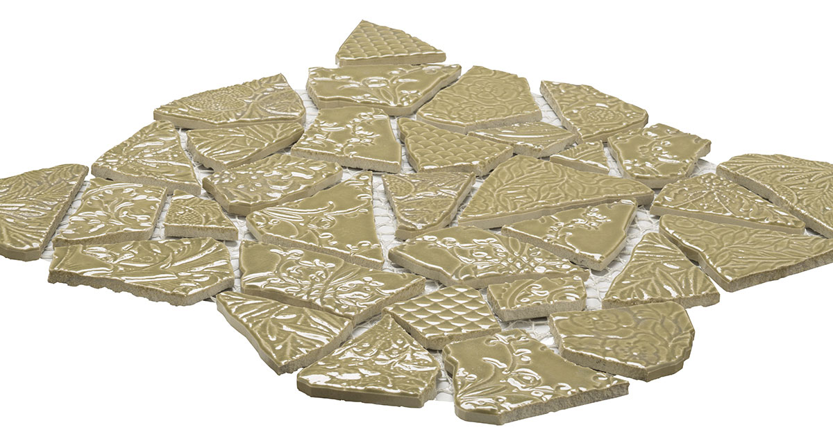 クラッシュタイル施釉2