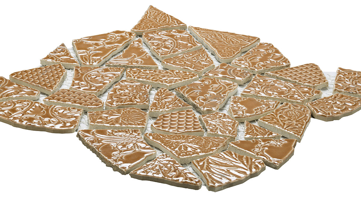 クラッシュタイル施釉2