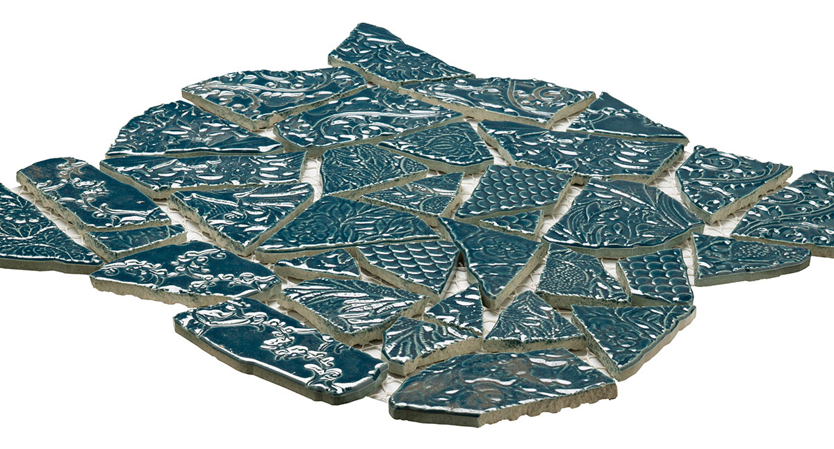 クラッシュタイル施釉2