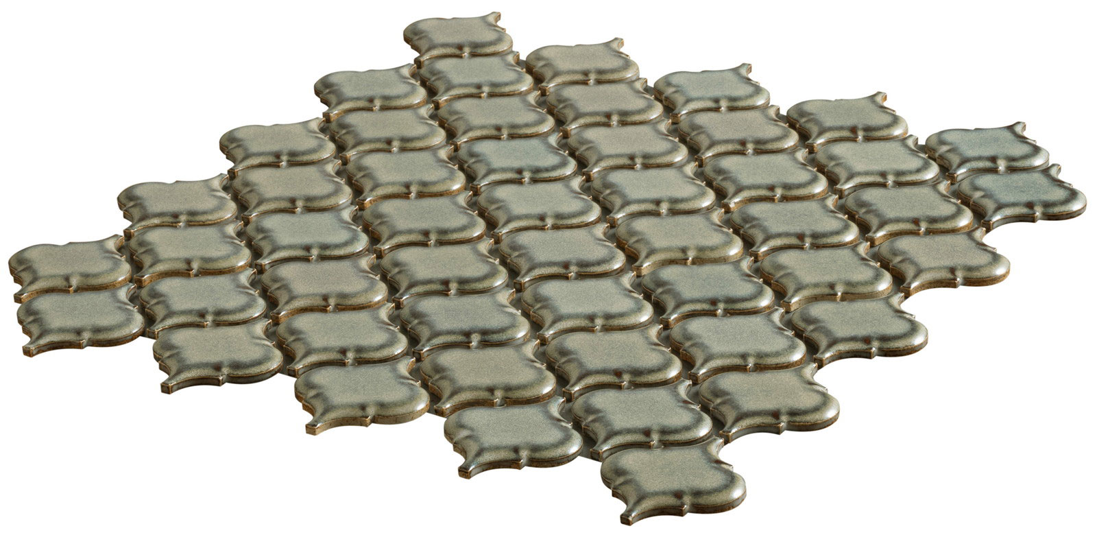 ランタンモザイクタイル施釉2