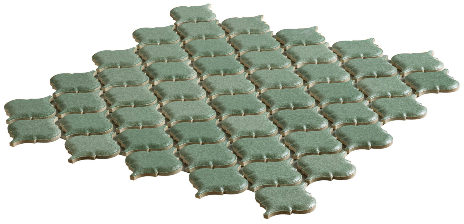 ランタンモザイクタイル施釉2