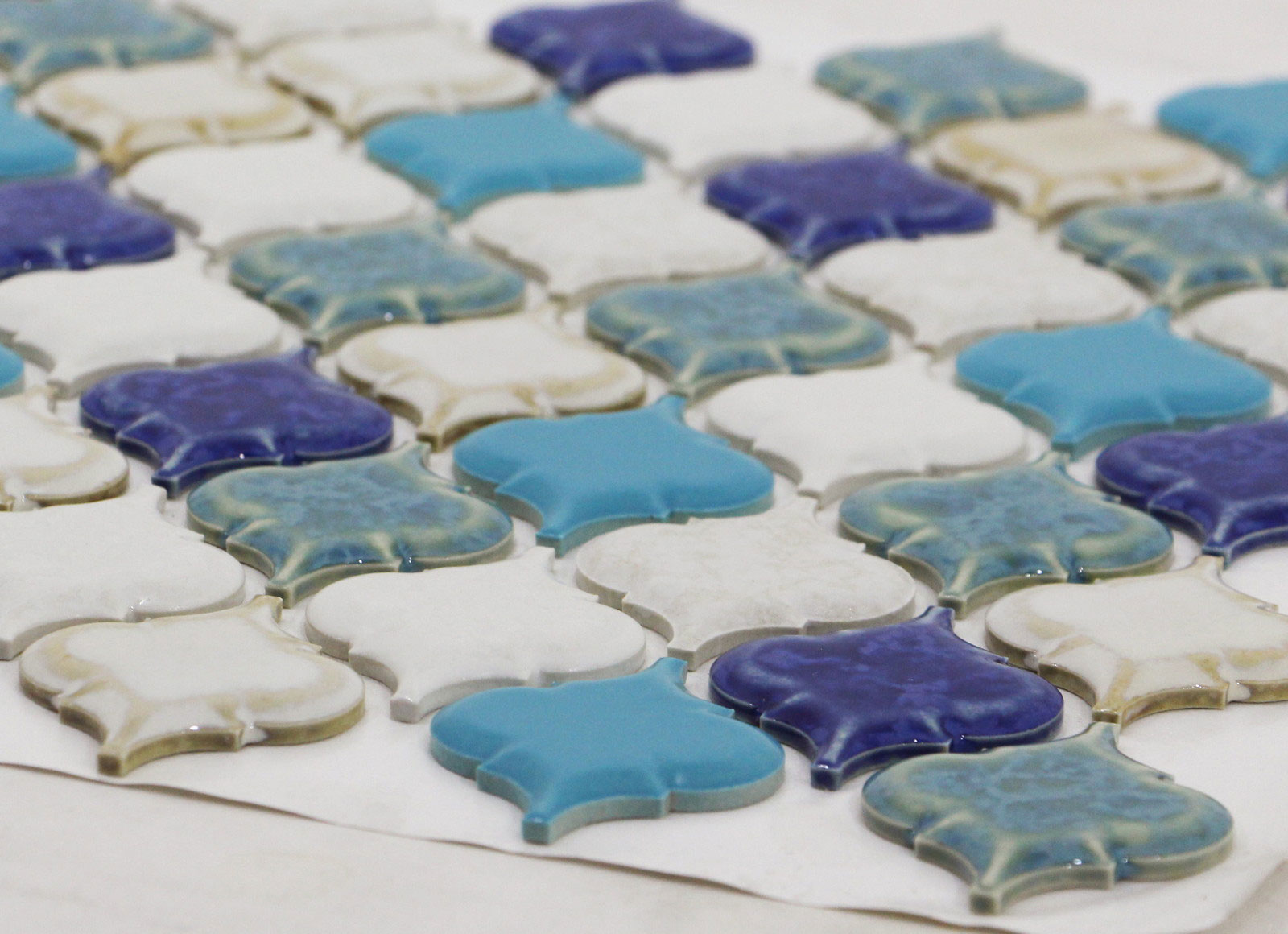 ランタンモザイクタイル施釉2