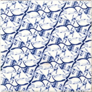 ウォッシュド パターン タイル