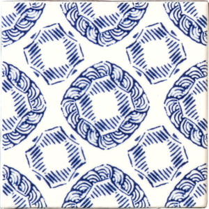 ウォッシュド パターン タイル