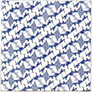 ウォッシュド パターン タイル